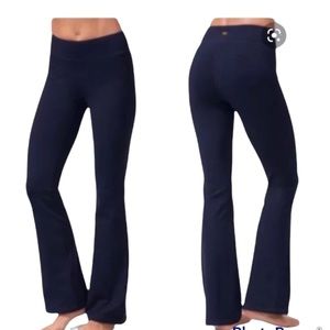 LUCY Lucytech bootcut black yoga pants hidden front pocket size medium tall